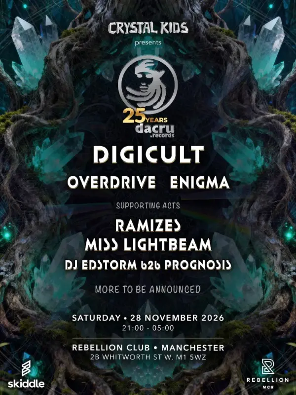 25 years dacru records • manchester