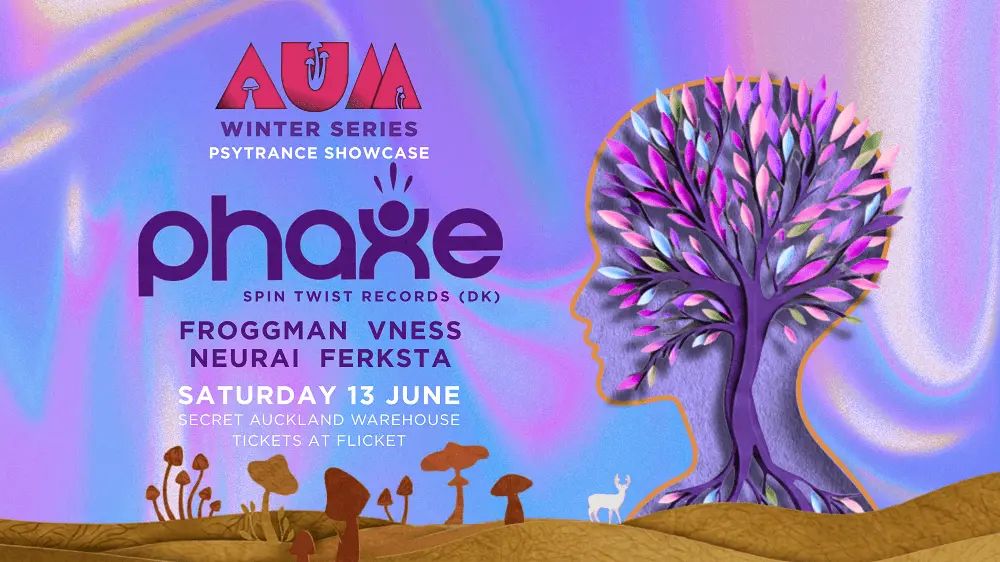 aum winter series - psytrance showcase with phaxe