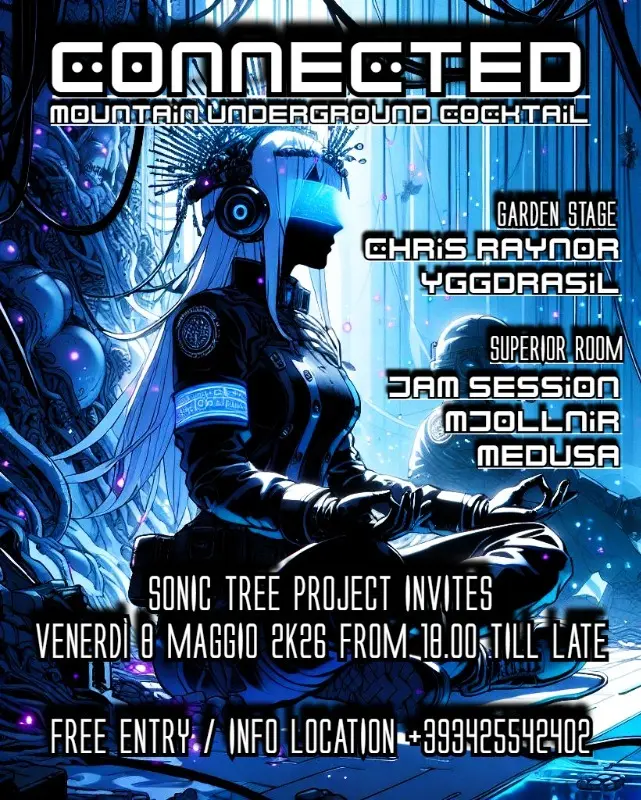 connected // mountain underground cocktail // sonic tree project invites