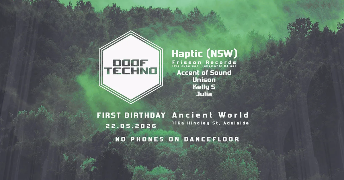 doof techno | first birthday | feat haptic (frisson records)