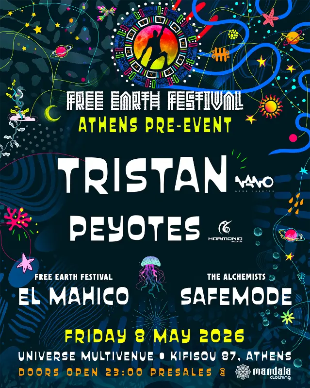 free earth festival pre-event in athens with tristan (nano rec)