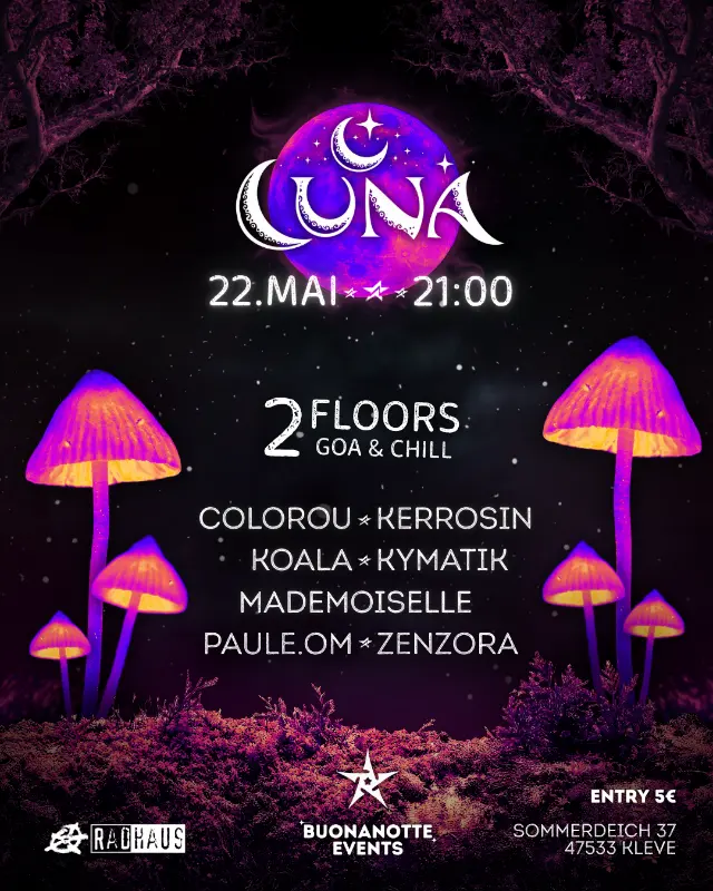 luna - indoor goa & chill party ॐ