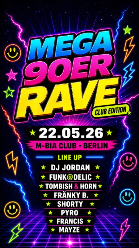 mega 90er rave - club edition