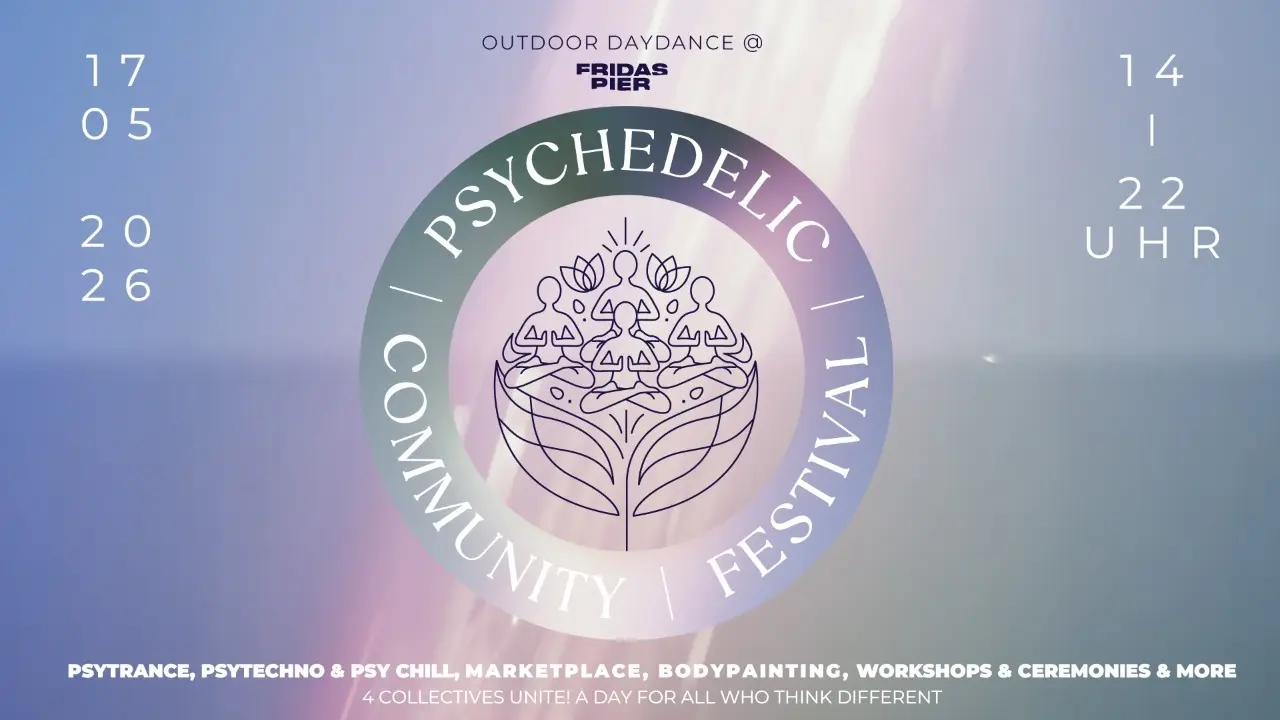 psychedelic community festival stuttgart | daydance @ fridas pier