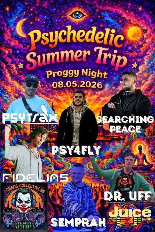 psychedelic summer trip proggy night