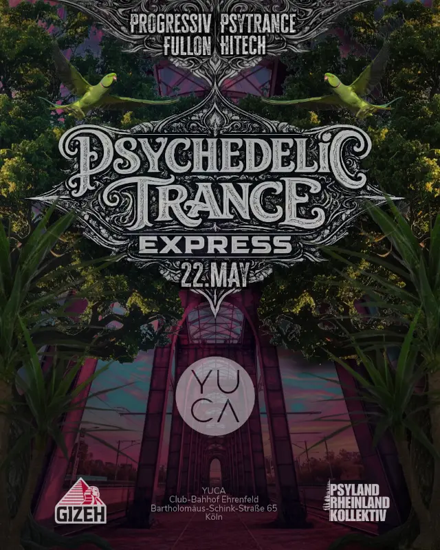 psychedelic trance express x club yuca