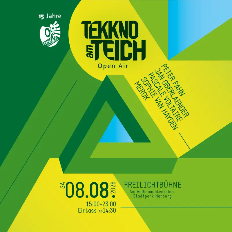 tekkno am teich open air – 15 jahre tekkno ist grün